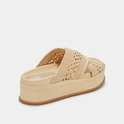 DOLCEVITA WINONA SANDALS VANILLA WOVEN
