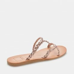 DOLCEVITA DION SANDALS ROSE GOLD METALLIC STELLA