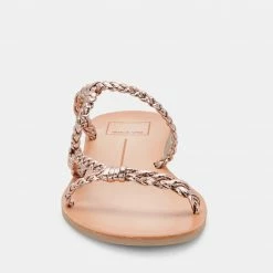 DOLCEVITA DION SANDALS ROSE GOLD METALLIC STELLA