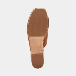 DOLCEVITA SANDALS DORADO MULES SADDLE SUEDE