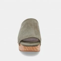 DOLCEVITA SANDALS DORADO MULES SAGE SUEDE