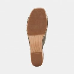 DOLCEVITA SANDALS DORADO MULES SAGE SUEDE