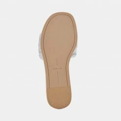 DOLCEVITA GRAZIE SANDALS SILVER METALLIC STELLA SUEDE