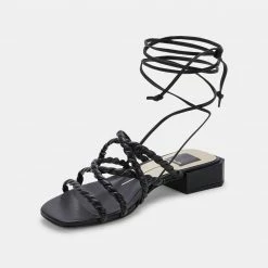 DOLCEVITA HAYLEY SANDALS BLACK STELLA
