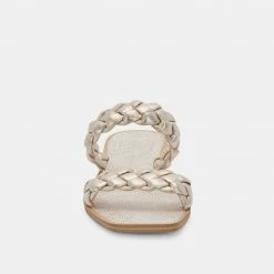 DOLCEVITA INDY SANDALS LIGHT GOLD METALLIC STELLA