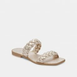 DOLCEVITA INDY SANDALS LIGHT GOLD METALLIC STELLA