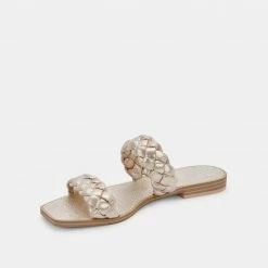 DOLCEVITA INDY SANDALS LIGHT GOLD METALLIC STELLA
