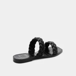 DOLCEVITA INDY WIDE SANDALS BLACK STELLA
