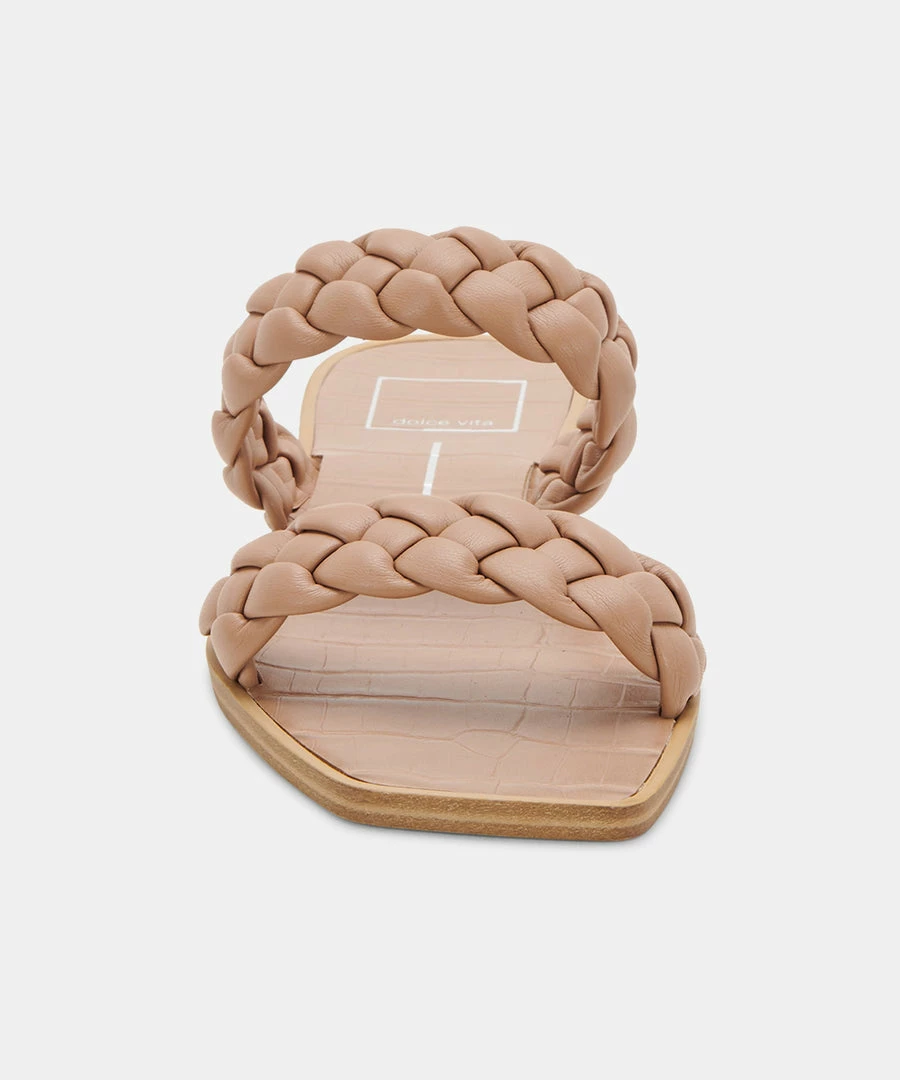 Recurate INDY WIDE SANDALS IN CAFE STELLA - Re:vita