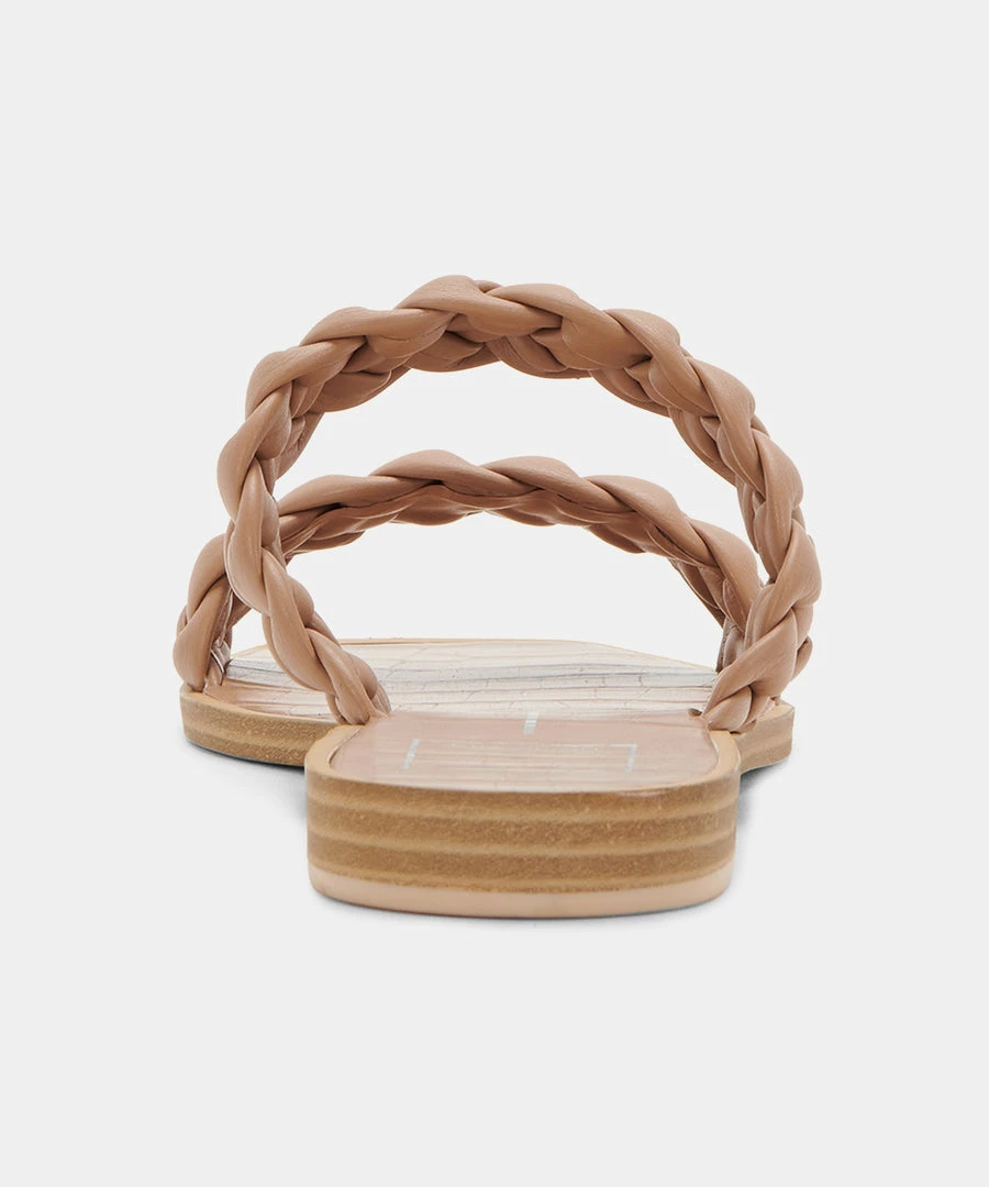 Recurate INDY WIDE SANDALS IN CAFE STELLA - Re:vita