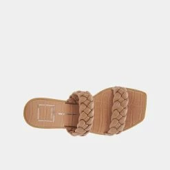 DOLCEVITA FLATS INDY WIDE SANDALS CAFE STELLA