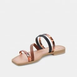 DOLCEVITA IVE SANDALS TORTOISE MULTI VINYL