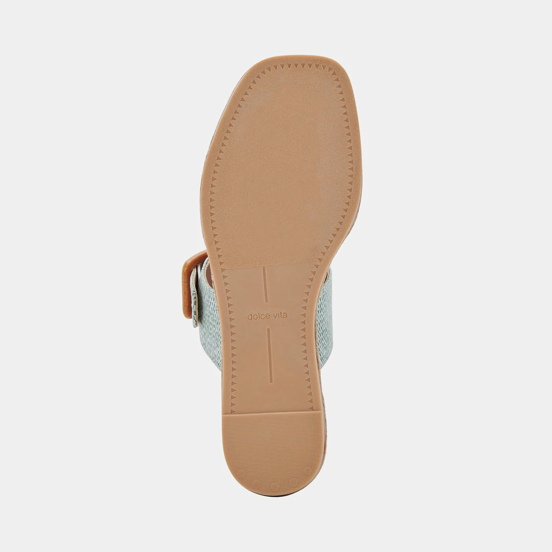 DOLCEVITA PEIO SANDALS MINT RAFFIA