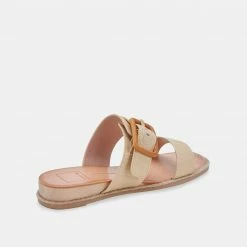 DOLCEVITA PEIO SANDALS WHEAT RAFFIA
