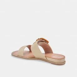 DOLCEVITA PEIO SANDALS WHEAT RAFFIA