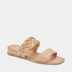 DOLCEVITA PERSEY SANDALS LT NATURAL RAFFIA