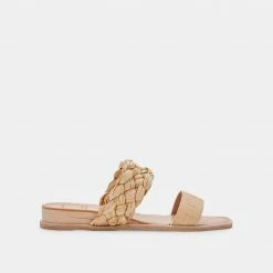 DOLCEVITA PERSEY SANDALS LT NATURAL RAFFIA