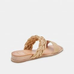 DOLCEVITA PERSEY SANDALS LT NATURAL RAFFIA
