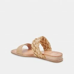 DOLCEVITA PERSEY SANDALS LT NATURAL RAFFIA