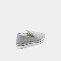 DOLCEVITA HERVE SLIPPERS GREY FELT FLATS