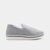 DOLCEVITA HERVE SLIPPERS GREY FELT FLATS