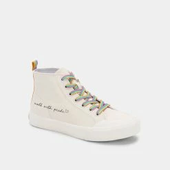 DOLCEVITA BRYCEN PRIDE SNEAKERS WHITE LEATHER