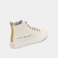 DOLCEVITA BRYCEN PRIDE SNEAKERS WHITE LEATHER