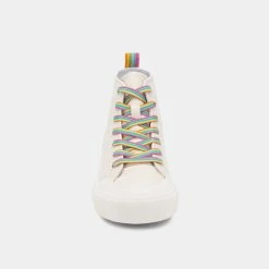 DOLCEVITA BRYCEN PRIDE SNEAKERS WHITE LEATHER