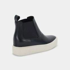 DOLCEVITA COLA SNEAKERS BLACK LEATHER H20