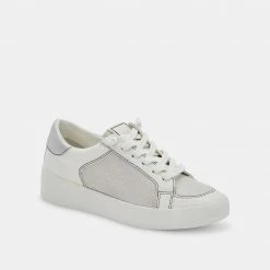DOLCEVITA LEDGER SNEAKERS OFF WHITE LEATHER