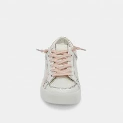 DOLCEVITA LEDGER SNEAKERS ROSE GOLD LEATHER