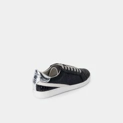 Recurate NINO SNEAKERS IN ANTHRACITE PATENT CROCO LEATHER - Re:vita