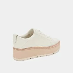DOLCEVITA TOYAH SNEAKERS WHITE LEATHER