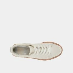 DOLCEVITA TOYAH SNEAKERS WHITE LEATHER