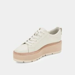 DOLCEVITA TOYAH SNEAKERS WHITE LEATHER