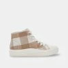DOLCEVITA VEOLA PLUSH SNEAKERS TAN MULTI FABRIC