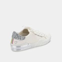 DOLCEVITA ZINA PRIDE SNEAKERS WHITE LEATHER