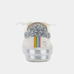 DOLCEVITA ZINA PRIDE SNEAKERS WHITE LEATHER