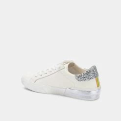 DOLCEVITA ZINA PRIDE SNEAKERS WHITE LEATHER