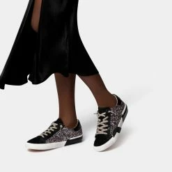 DOLCEVITA ZINA SNEAKERS BLACK METALLIC GLITTER