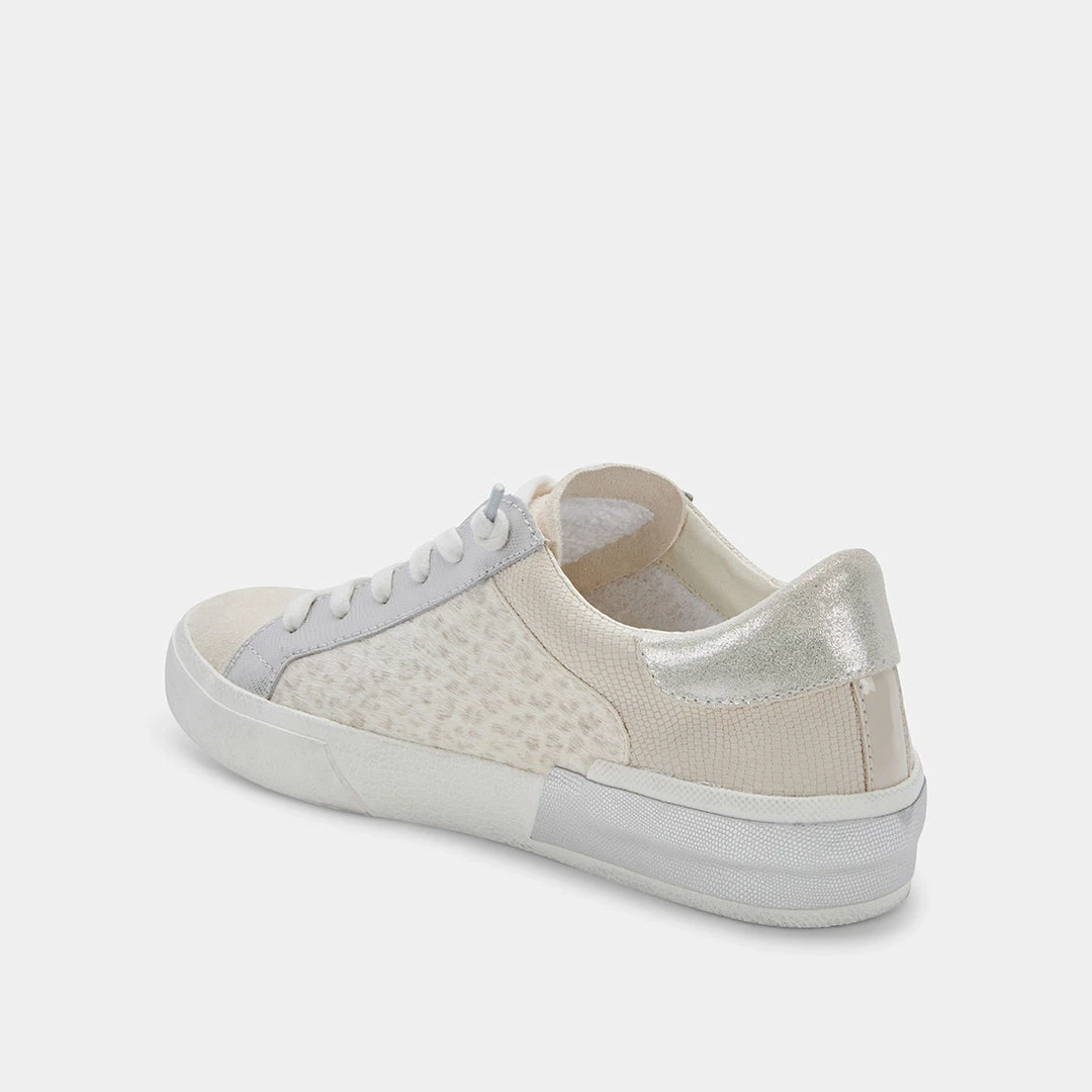 DOLCEVITA ZINA SNEAKERS CREAM LEOPARD PRINT SUEDE