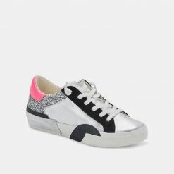 DOLCEVITA ZINA SNEAKERS DK SILVER LEATHER