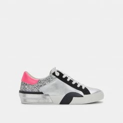 DOLCEVITA ZINA SNEAKERS DK SILVER LEATHER
