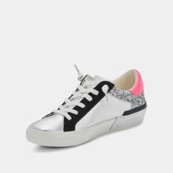 DOLCEVITA ZINA SNEAKERS DK SILVER LEATHER