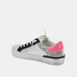 DOLCEVITA ZINA SNEAKERS DK SILVER LEATHER