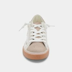DOLCEVITA ZINA SNEAKERS SILVER GOLD METALLIC CALF HAIR