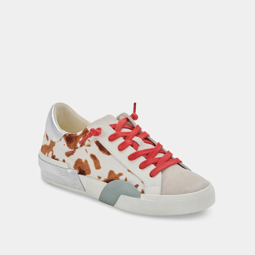 DOLCEVITA ZINA SNEAKERS TAN CALF HAIR