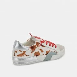 DOLCEVITA ZINA SNEAKERS TAN CALF HAIR