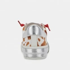 DOLCEVITA ZINA SNEAKERS TAN CALF HAIR