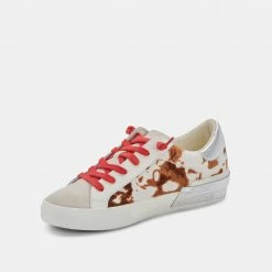 DOLCEVITA ZINA SNEAKERS TAN CALF HAIR